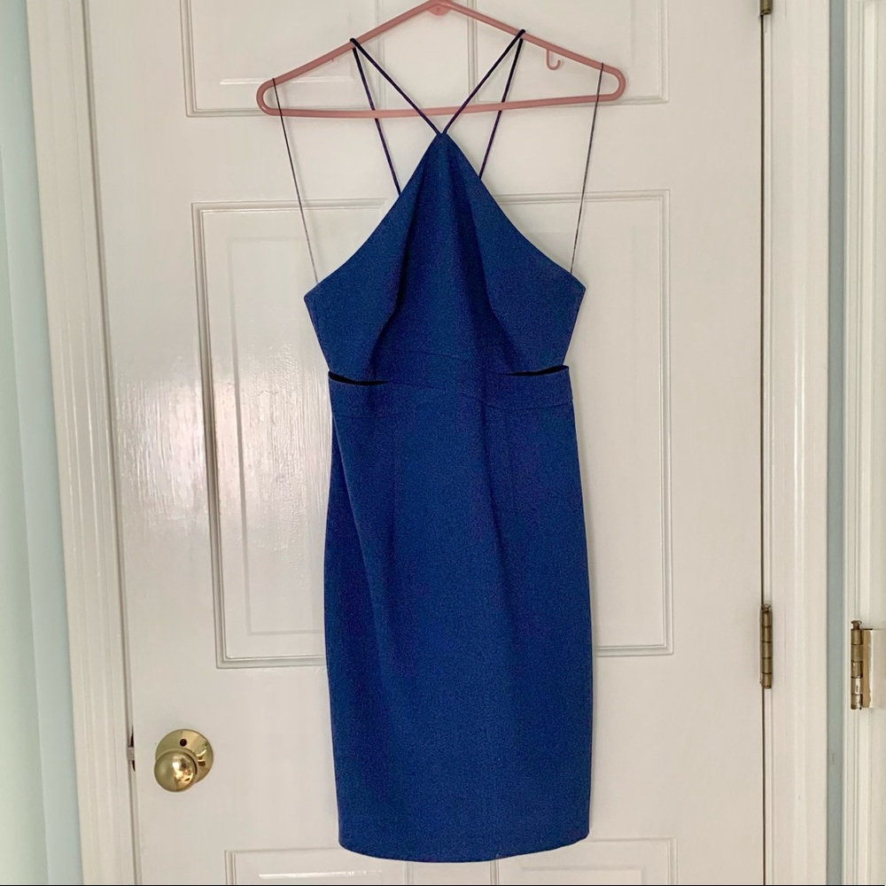 Aidan Mattox Mid-length Cut-out formal dress